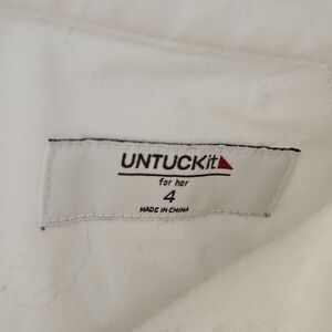 UNTUCKit Women's White Shirt